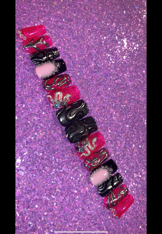 Metallic Pink Short Set