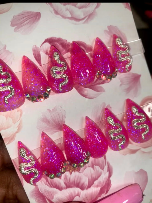 Mini Stiletto Snake Shorties