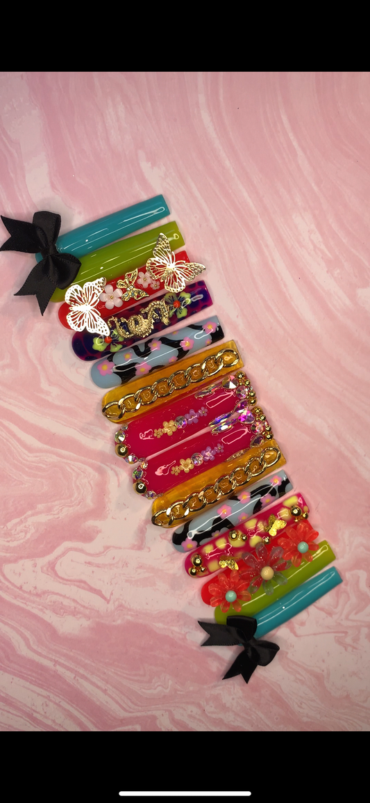 SPRINGTIME GROOVY 3XL NAILS SET