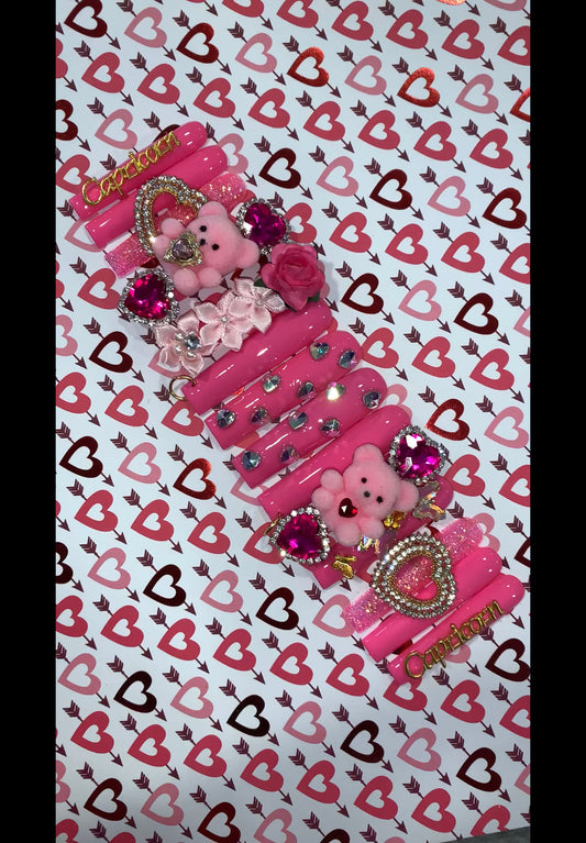 3XL Pink Heart Set